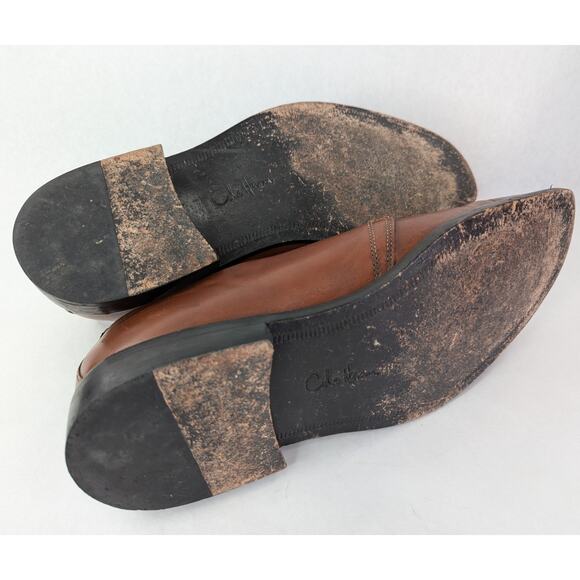 Cole Haan C06400 Men Brown Leather Oxford Center Seam Dress Shoes Size 11.5 M - Picture 8 of 10